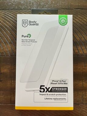 Body Guardz Pure 3 Next-Gen Tempered
Glass Screen Protector